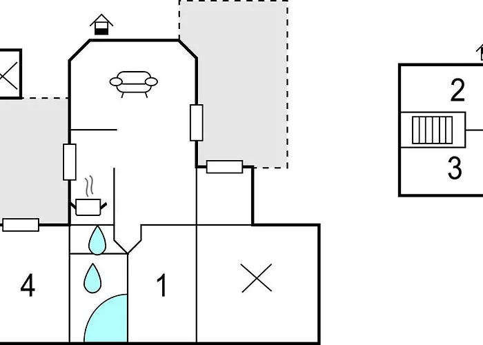 בית נופש 4 Bedroom Cozy In *